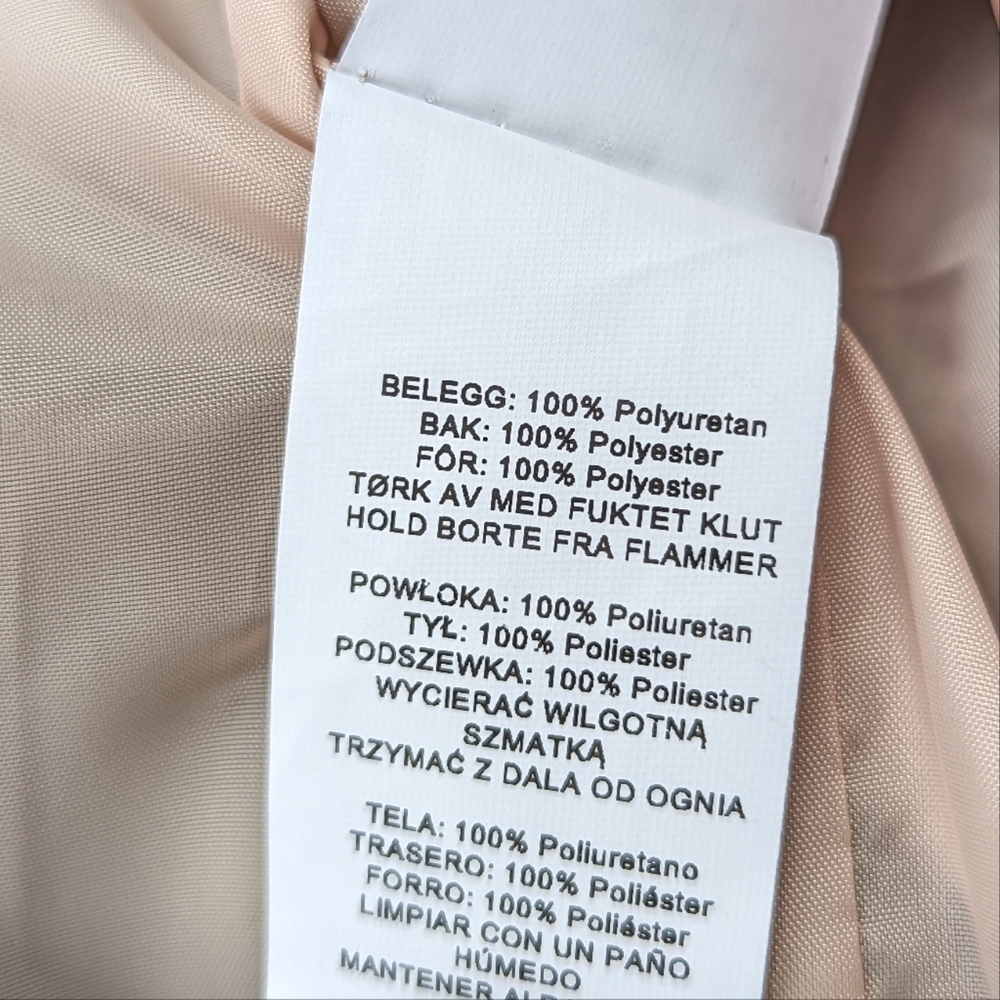 Missguided Cream Leather Jacket - Picture 14 of 15